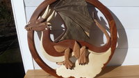 Intarsia Dragon 3D