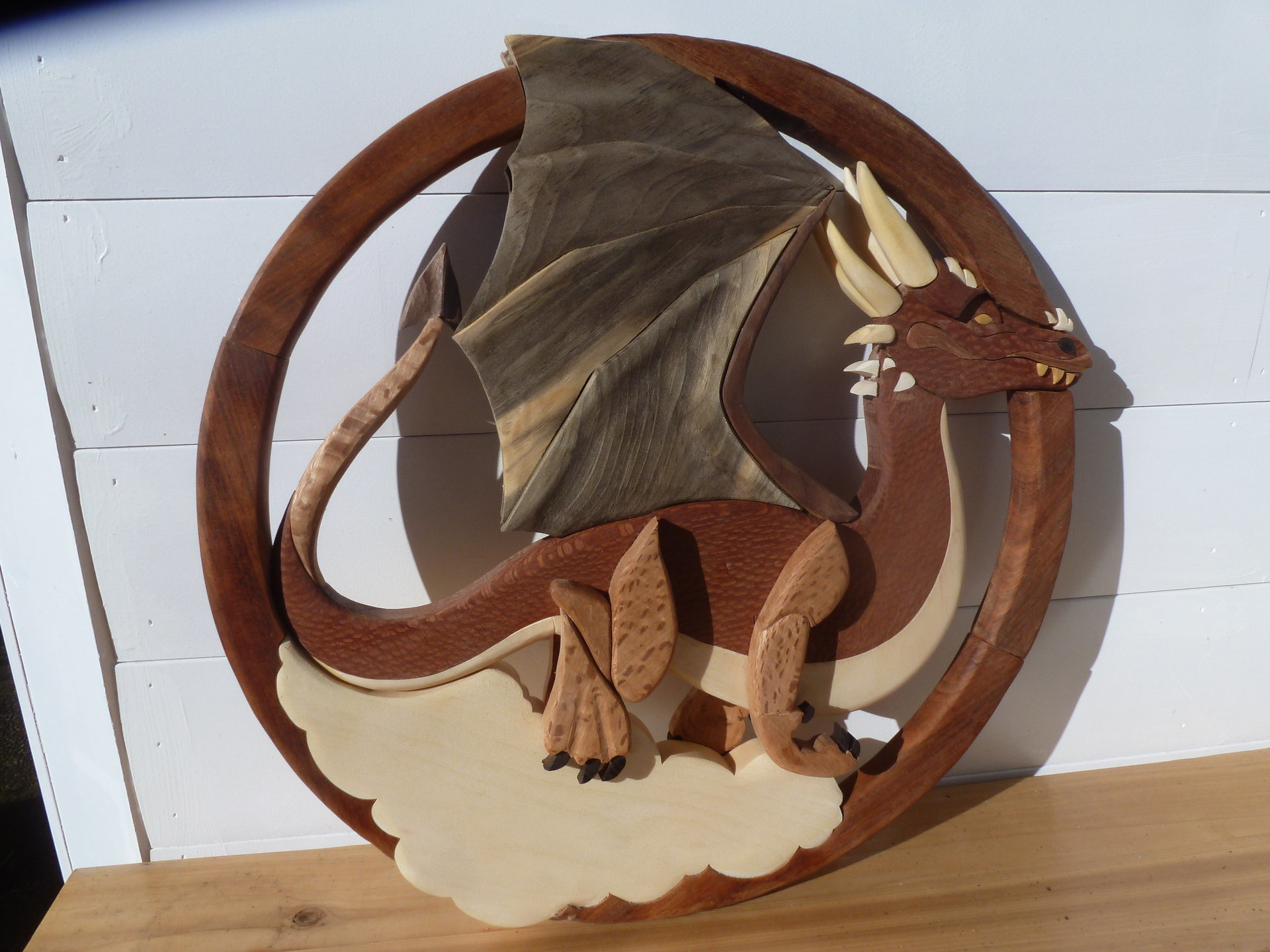 Intarsia Dragon 3D