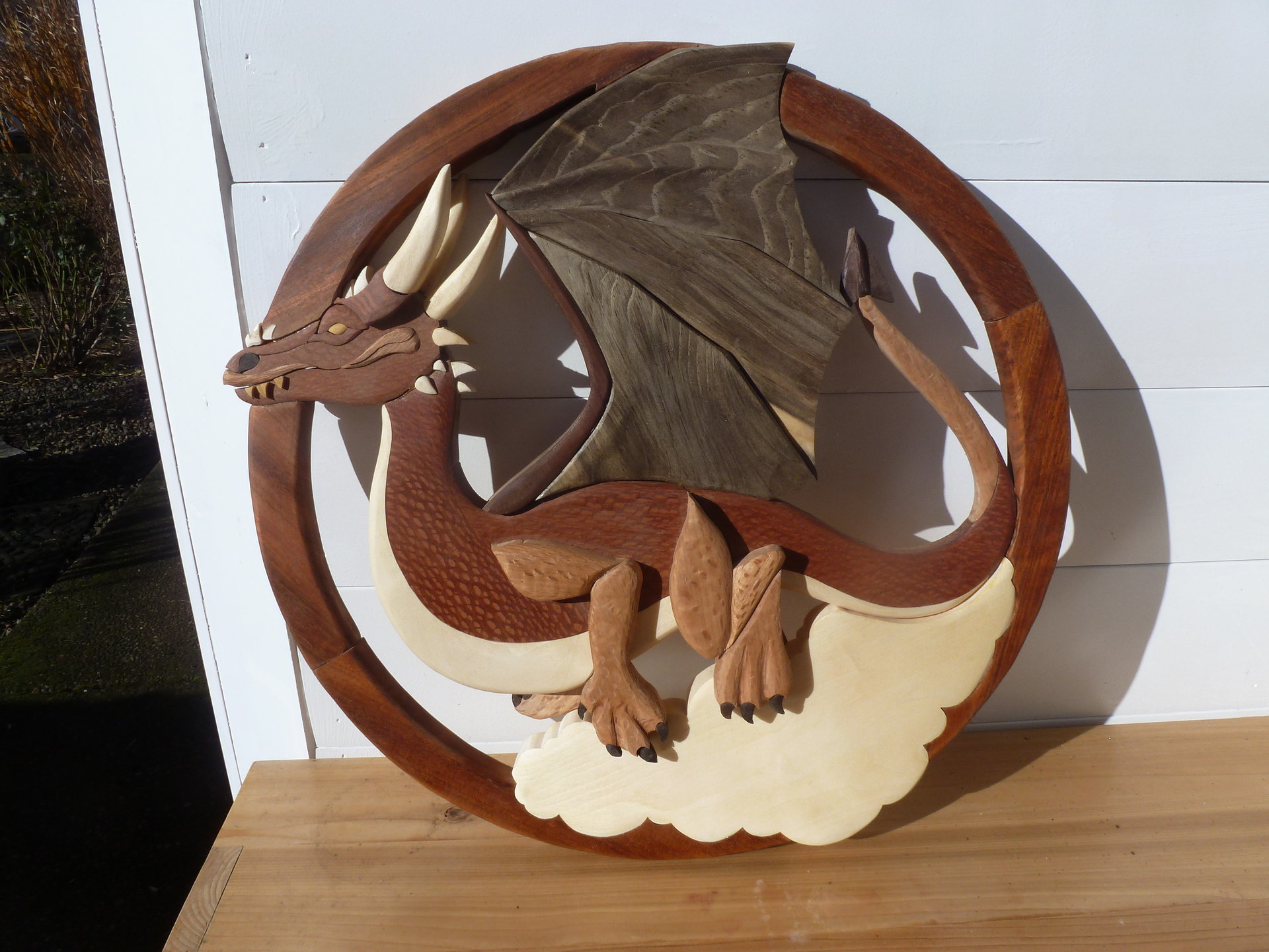 Intarsia Dragon 3D