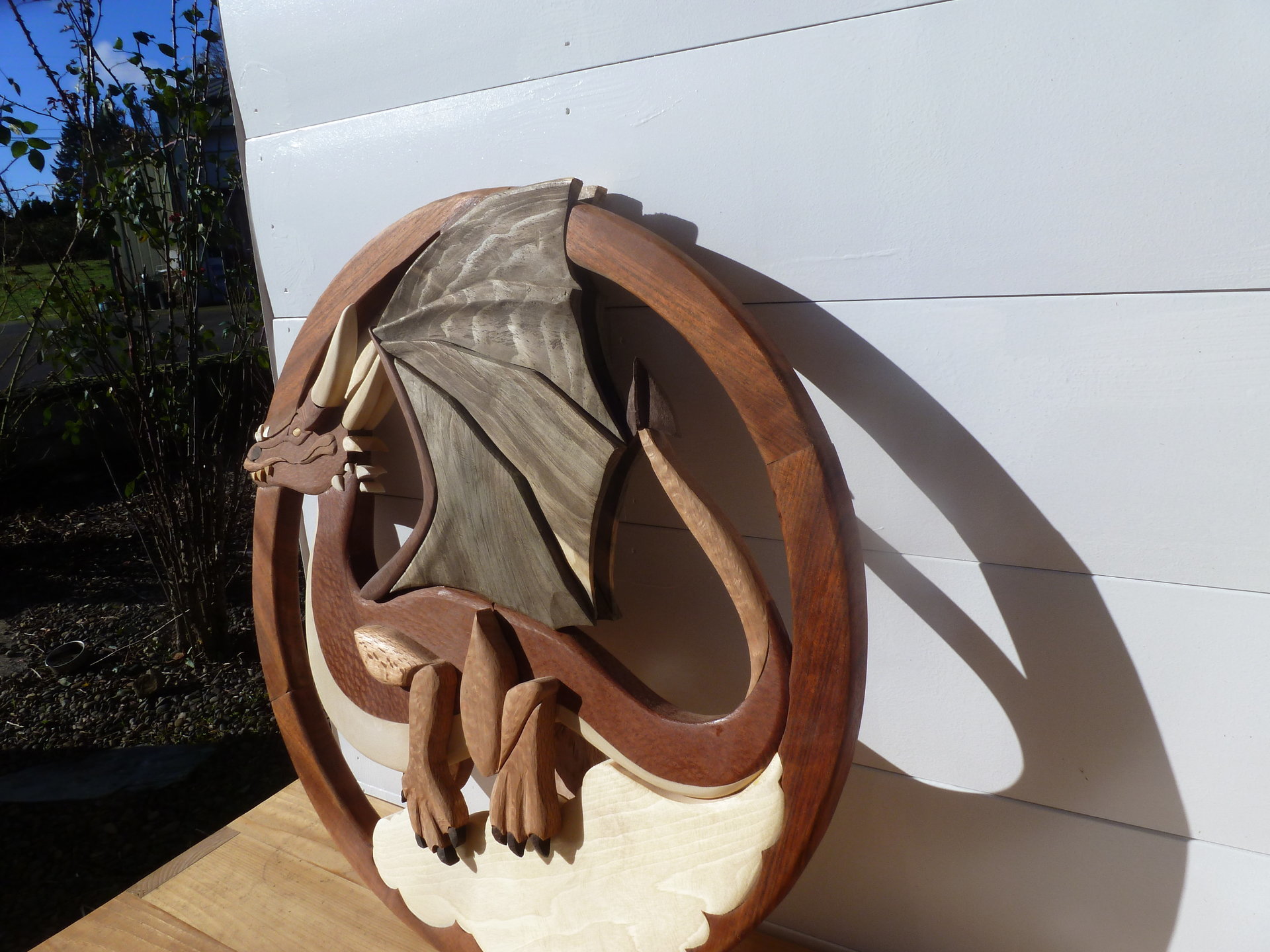 Intarsia Dragon 3D